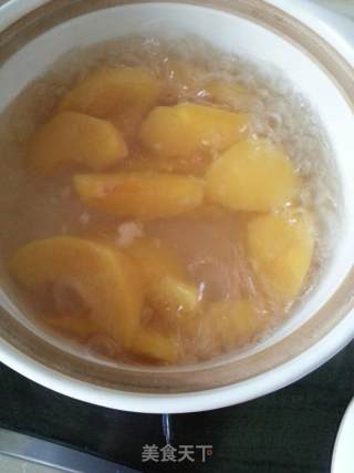 Canned Yellow Peach with Rock Sugar recipe