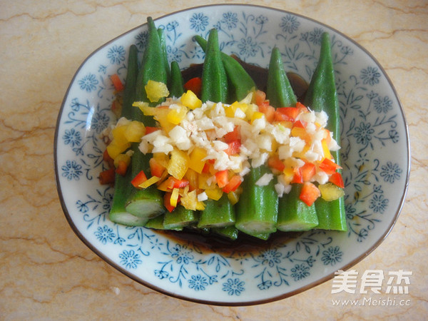 Oil-drenched Okra recipe