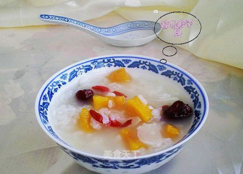 Papaya, Red Dates and Glutinous Rice Congee recipe
