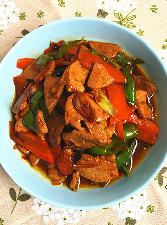 Stir-fried Carrot and Pork Liver with Sauce