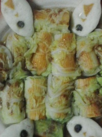 Crab Stick Cabbage Roll recipe