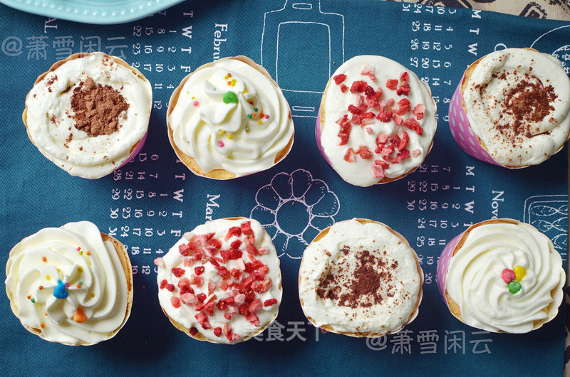 #aca烤明星大赛# Gorgeous Cupcakes recipe