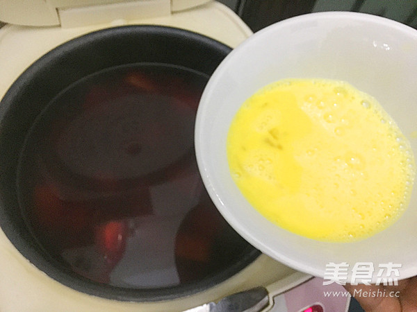 Double Potato and Egg Sweet Soup recipe