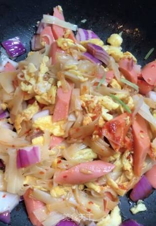 Fried Cold Noodles recipe