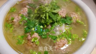 Lamb Meatballs, Boiled Radish recipe