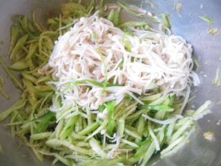 Cucumber with Enoki Mushroom recipe