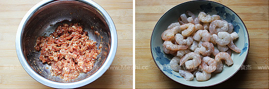 Shepherd's Purse Shrimp Wonton recipe