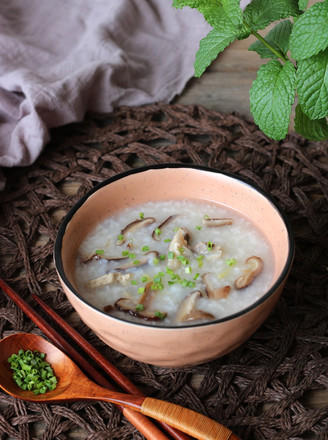 Mushroom Pork Bone Congee recipe