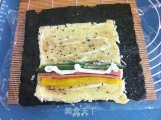 Toast Sushi recipe