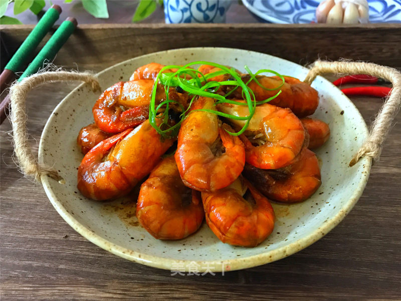 Braised Prawns in Homemade Oil recipe