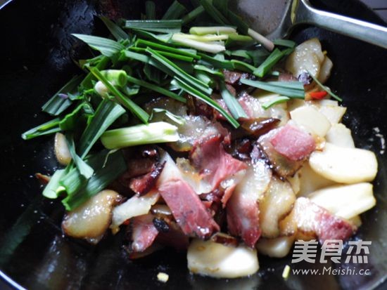 Bacon Stir-fried Rice Cake recipe