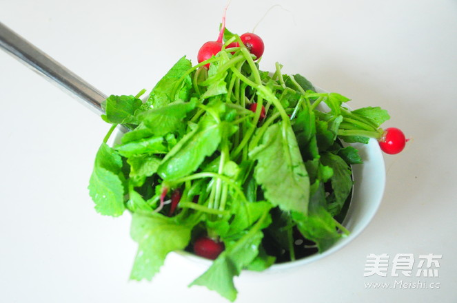 Orange Juice Carrot Seedlings-spring Refreshing Cold Dish recipe