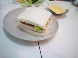 Ham Cheese Egg Sandwich recipe