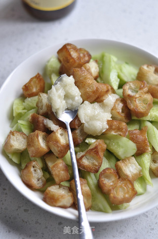Old Fritters Mixed with Cucumber recipe