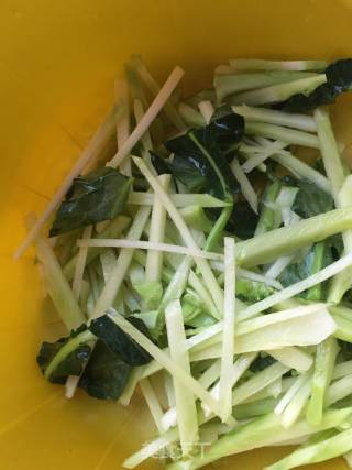 Broccoli Stalks with Minced Garlic recipe