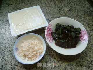 Shrimp and Preserved Egg Tofu recipe