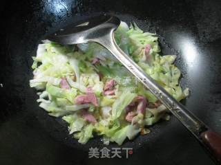 Stir-fried Cabbage with Bacon recipe