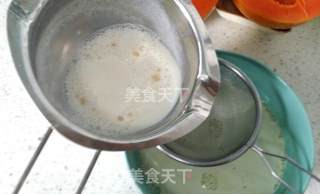 Matcha Milk Papaya Jelly recipe