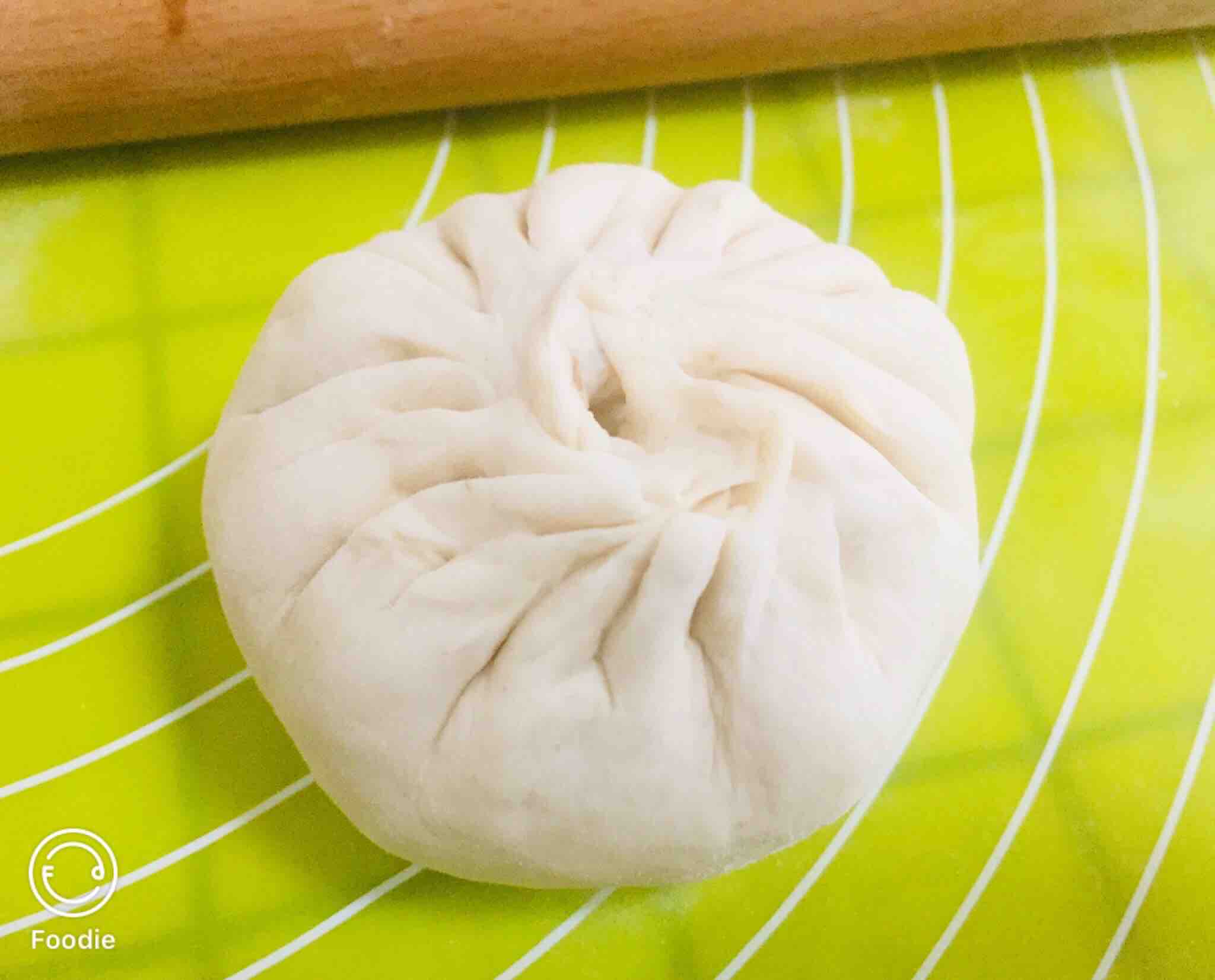 Steamed Buns with Dried Plums and Vegetables recipe