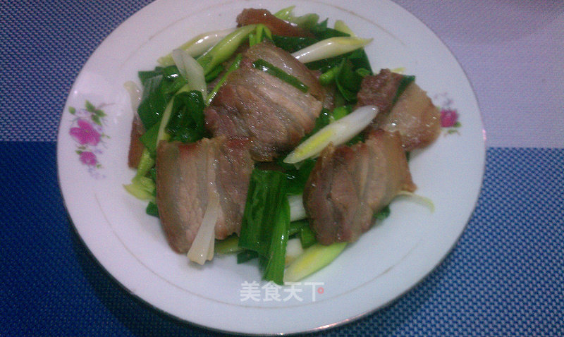 Stir-fried Bacon with Green Garlic recipe