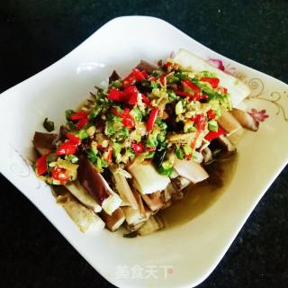 Eggplant with Chopped Pepper recipe