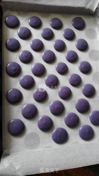 #aca明星饼大赛#purple Enamored Macarons recipe