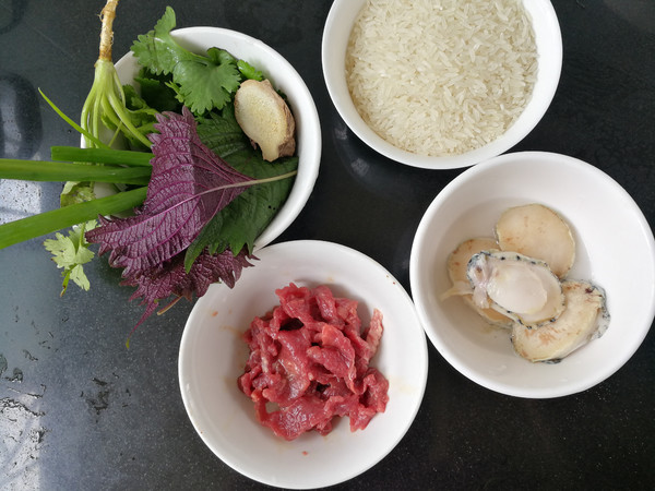 Fresh Abalone Beef Rice recipe