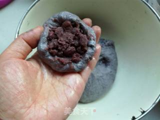 Yeast Black Rice Red Bean Cake recipe