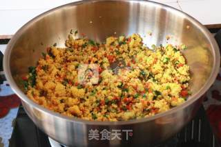 Stir-fried Millet with Leeks recipe