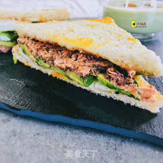 Avocado Tuna Sandwich recipe