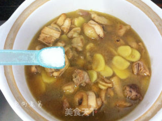 Black Glutinous Rice Wine Claypot Chicken Soup recipe