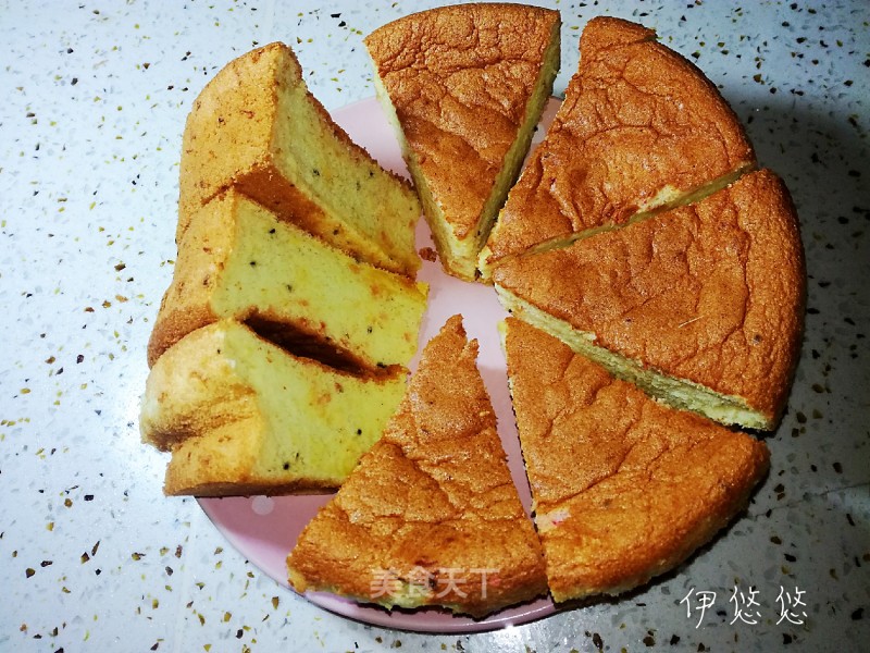 Fruit One by One Red Dragon Fruit Chiffon Cake recipe