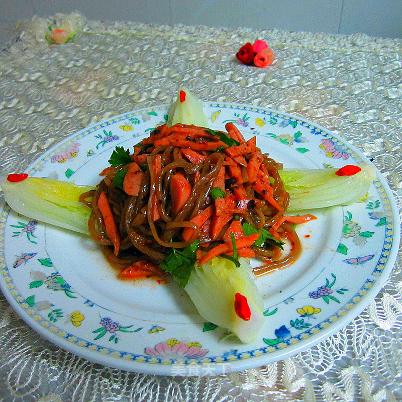 Ham Vermicelli and Cabbage recipe