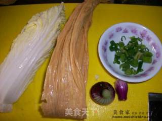 If You Want to Drink Soup and Fast, You Can Only Boil The Soup @@白菜腐竹滚汤 recipe