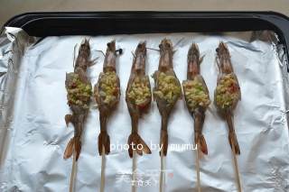 Oil-free Garlic Open Back Shrimp recipe