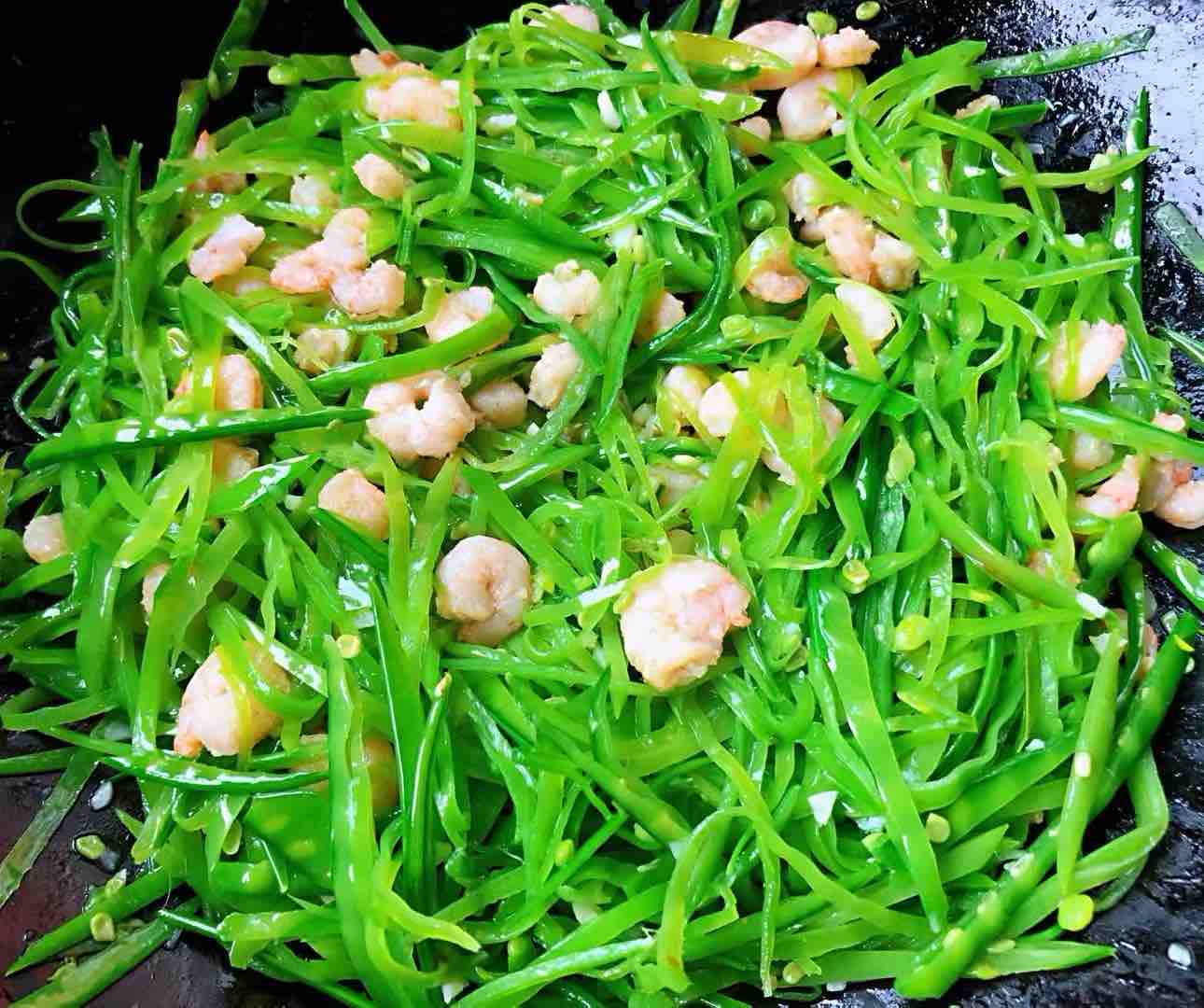 Fried Shrimp with Snow Pea recipe