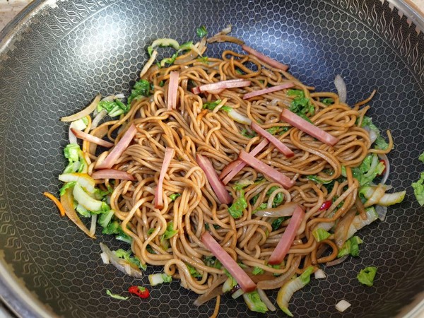 Homemade Beef Fried Noodles recipe
