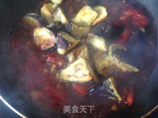 Roasted Double Eggplant-----red and Purple recipe