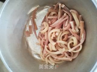 Spicy Flavored Pork Strips recipe