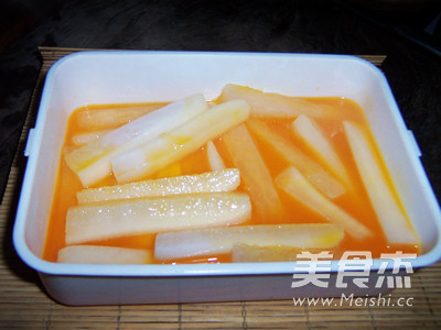 Carrot Sticks with Orange Juice recipe