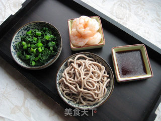 Shrimp Soba Cold Noodles recipe