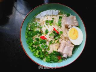 Pork Ribs Noodle Soup recipe