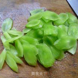 Stir-fried Lettuce with Kaiyang Yam recipe