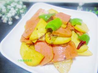 Small Stir-fried Three-color recipe