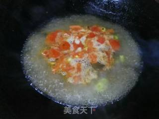 Tomato Bean Rice Egg Noodle recipe