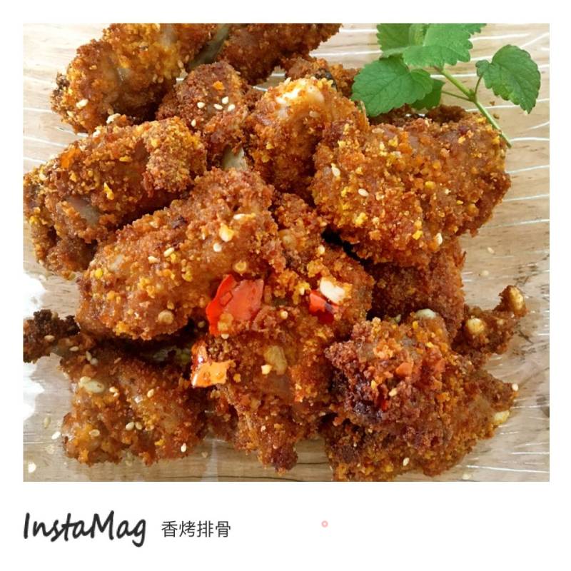 Crispy Grilled Pork Ribs recipe