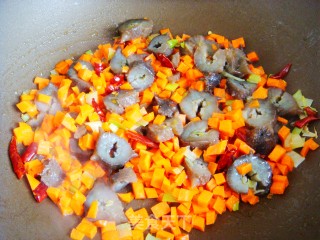 Fried Rice with Sea Cucumber and Cucumber recipe