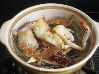 Steamed Crab with Minced Vermicelli in Clay Pot recipe