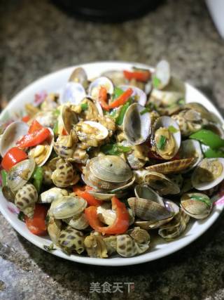 Stir-fried Flower Snail recipe