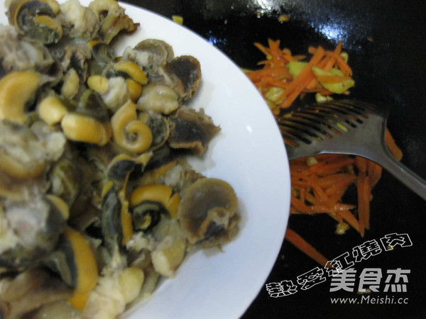 Stir-fried Snail Meat recipe